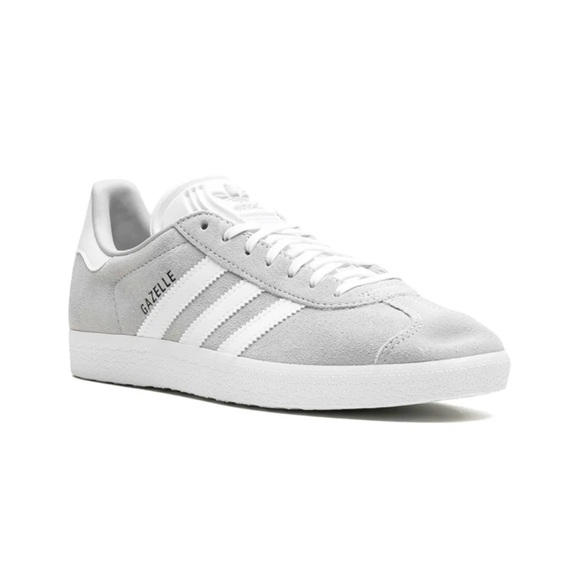 adidas Shoes - Adidas Gazelle Suede Sneakers in Gray and White